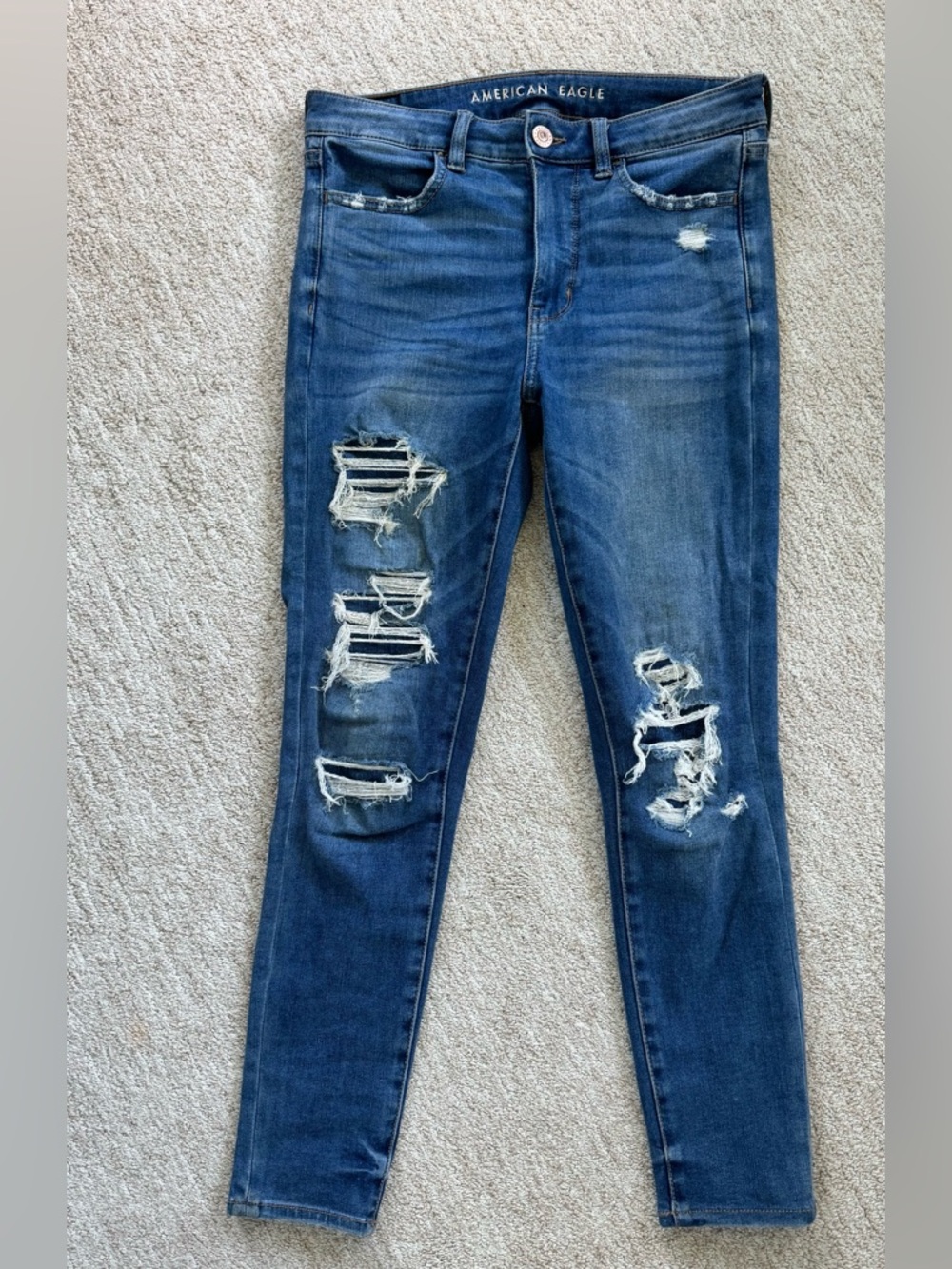 American Eagle Hi-Rise Jegging Crop Jeans